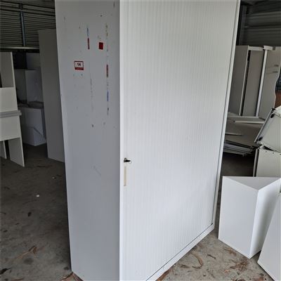 Tall Tambour Stationery Cabinet ( Collect From Victor Harbor ) Thumbnail