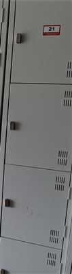 Steel 4 Door Combo Personal Locker -( Collect From Victor Harbor ) Thumbnail
