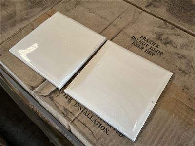 Alabaster Gloss Wall Tile, 120 x 120, 62 Pcs Per Box, 40 Boxes Approx, 29.76 m² Approx. IRP $2,083 Thumbnail