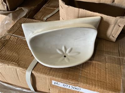 Ceramic Ivory Soap Holders, 200 x 100, 25 Per Box, Sold Per Box of 25, Thumbnail