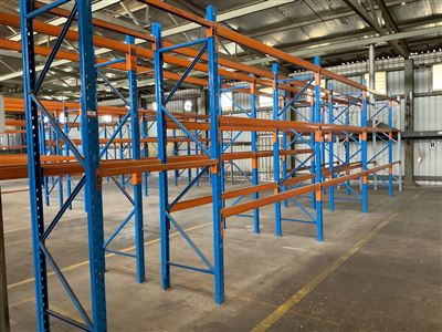 Pallet Racking, Dexion- 4 Bays -and 1 x 1/2 Bay - Overall Length 11 . 6 M Approx -  3 Metre High Thumbnail