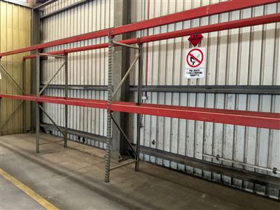 Pallet Racking, - Brownbuit -3 Bays - Overall Length 8.2 M Approx- 2650 mm  High - Thumbnail