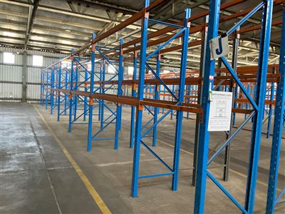 Pallet Racking, Dexion- 4 Full Bays and 2 Half Bays -- Overall Length  20 M - Approx-  3 Metre High - Thumbnail