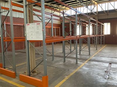 Pallet Racking, Dexion-10 Bays -(2 Rows of 5 Bays ) Overall Length 13.5 mApprox Each   3 Metre High Thumbnail