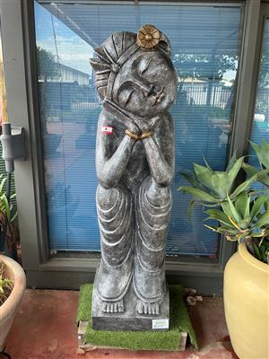 Solid Sleeping Maiden Garden Statue, 500 x 500 x 1750mm Thumbnail