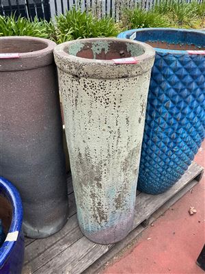 Tall Cylinder Pot, Rustic Speckled Finish, 380mm Diameter x 1060mm High Thumbnail