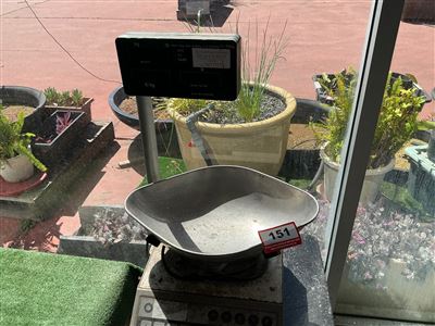 Price Computing Retail Scale, Max 15kg, with Stainless Bowl Thumbnail