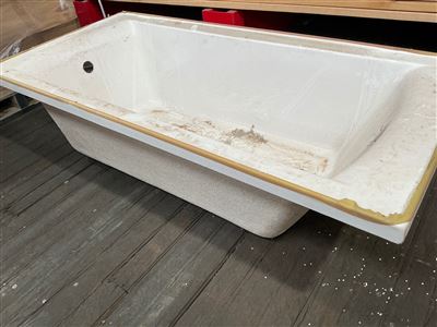 Insert Bath  Tub -Seima  Select O1 - 1525   mm - Shop Soiled - Requires A Clea Thumbnail