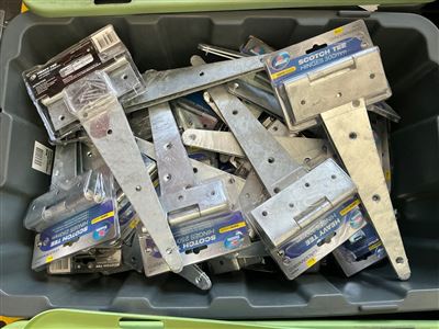 Galvanised Scotch Tee , Strap & T Hingres -100 ,  ,150 , 200 & 300 mm - Total 54 Thumbnail