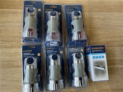 Grab Rail Shower Sliders - Quantity of 7 Thumbnail
