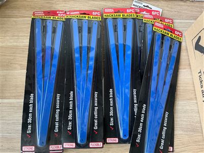 Hacksaw Blades -6 Pack -  Quantity of 14 Packs Thumbnail