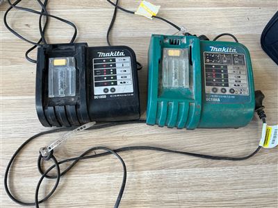 Makita Battery Chargers - Quantity of 2 - Not Tested Thumbnail