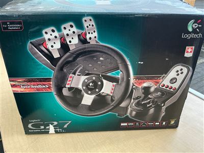 Logitech G27 Racing Wheel and Pedals for PC, PS3 and Pps2,-Sold As Is Thumbnail