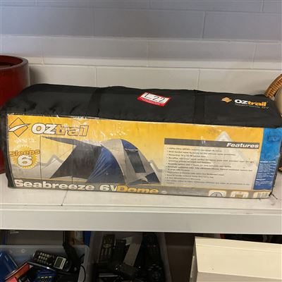OzTrail Seabreeze 6V Tent In A Bag, Sleeps 6, Easily Assembled, Untested, "Sold As Is" Thumbnail