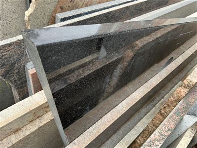 Granite Slab, Black, 1000 x 550 x 30mm approx. Thumbnail