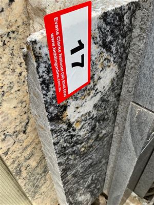 Granite Slab, Black/White, 1500 x 450 x 30mm approx. Thumbnail