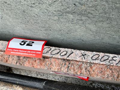 Granite Slab, Salmon, 1300 x 1000 x 20mm approx. Thumbnail