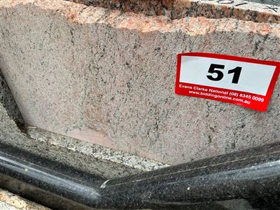 Granite Slab, Orange, 1300 x 900 x 20mm approx. Thumbnail