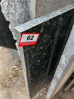 Granite Slab, Green, 2500 x 750 x 30mm approx. Thumbnail