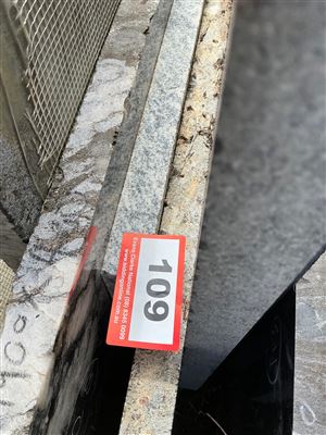 Granite Slab, White/Grey, 1700 x 400 x 30mm approx. Thumbnail