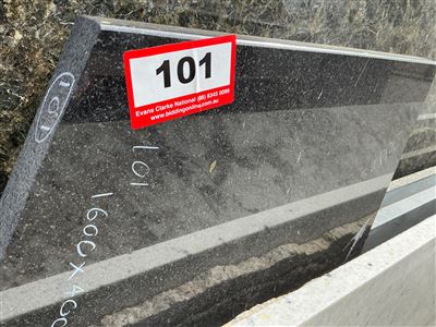 Granite Slab, Black, 1600 x 400 x 30mm approx. Thumbnail