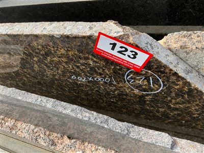 Granite Slab, Olive, 1000 x 700 x 30mm approx. Thumbnail