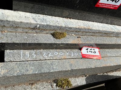 Granite Slab, Black, 2200 x 300 x 30mm approx. Thumbnail