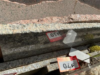 Granite Slab, Black/Grey, 1800 x 600 x 20mm approx. Thumbnail