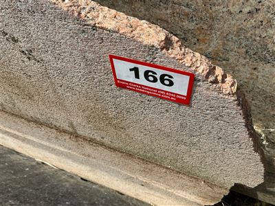 Granite Slab, Red/Black, 2000 x 550 x 20mm approx. Thumbnail