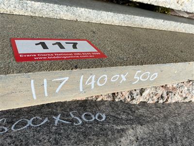 Granite Slab, Dark Green, 1400 x 500 x 30mm approx. Thumbnail