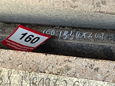 Granite Slab, Red/Black, 1350 x 200 x 45mm approx. Thumbnail
