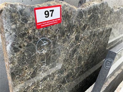 Granite Slab, Dark Green, 1900 x 1000 x 30mm approx. Thumbnail