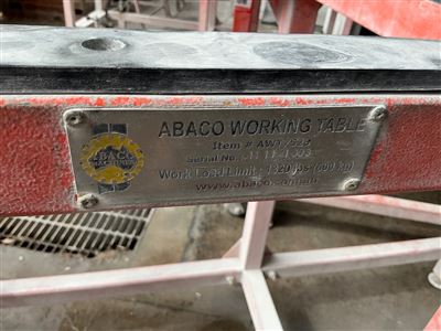 Abaco Mobile Work Table -1900 x580 x 1000 mm Thumbnail
