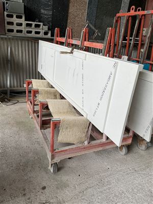 Abaco Steel Mobile A Frame -  1600  x 1100  x 1500 mm H Thumbnail