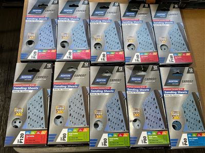 Sanding Sheets -  Quantity of 10- Asstd. Grit Thumbnail