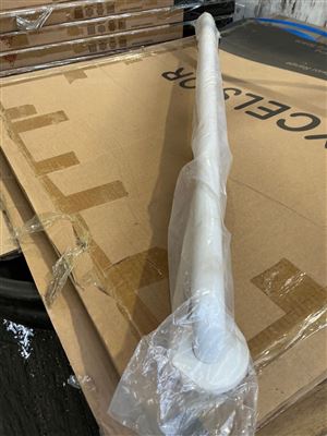Alum.Grab Handrail -White  -1200 mm - Sold Per Each Thumbnail