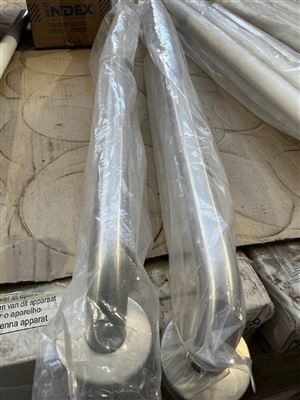Stainless Steel Grab Handrail - 2 @ 900 mm Thumbnail