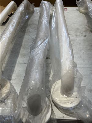 Alum.Grab Handrail -White - 600 mm - Quantity of 2 Thumbnail
