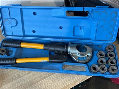 Hydraulic Crimping Tool Set - Izumi EP-410 12 Ton Thumbnail