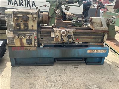 Metal Lathe -Pinnacle -- 460 x 1000 B (46 mm Swing Over Bed -1000 mm Between Centres -3 Jaw Chuck - 3 Phase 415 Volt -Sold As Is Thumbnail