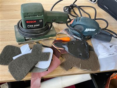 Bosch Electric Sander and B& D Mouse Sander Thumbnail