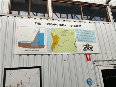 Early OnKaparinga Water System Sign - Approx 3 M x 1200 mm Thumbnail