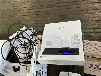 Epson EB-735F Ultra Short Throw Projector W/ Wall Mount Bracket & Cables Thumbnail