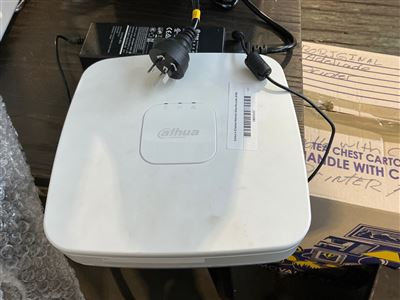 Dahua 4-Channel Network Video Recorder (NVR) W/ Power Adaptor, Powers On Thumbnail