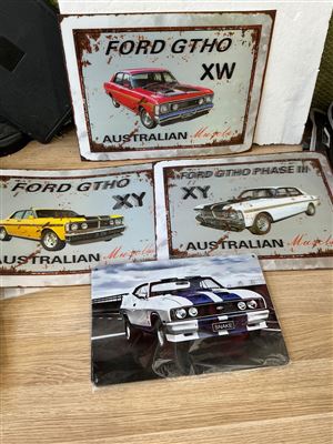 Quantity of 3 Ford GTHO 3 D Posters and Xc Cobr Thumbnail