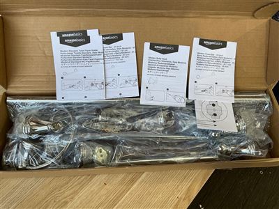 Amazon Bathroom  Set - Towel Rail , Robe  Hook etc. Thumbnail