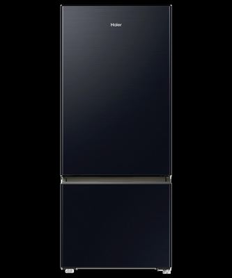 Haier 433L 500 Series Bottom Mount Fridge Freezer, Black, Model Number: HRF420BC - RRP $1,199 Thumbnail