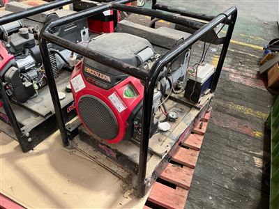 Dunlite Generator - 16 K V A Power Rating - Honda GX 690 Motor - Model Number D G U H 16E-3S-2 (-2 x 240 Volt Outlets & 1 x 3 Phase Outlet -) 2. 9 Hours Showiing - Year Bulit 26/06/2019 --Missing Key Thumbnail